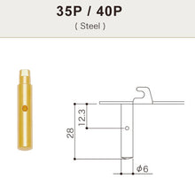 Load image into Gallery viewer, NEW Gotoh 35P620-1W Acoustic Guitar Tuning Machine Heads Solid Posts FINISH GOLD