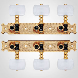 NEW Gotoh 35P620-1W Acoustic Guitar Tuning Machine Heads Solid Posts FINISH GOLD