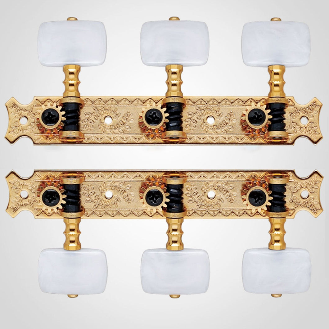NEW Gotoh 35P620-1W Acoustic Guitar Tuning Machine Heads Solid Posts FINISH GOLD