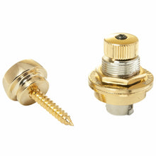 Load image into Gallery viewer, NEW Gotoh SLR-2 Quick Twist Release Strap Lock System PAIR Guitar/Bass - GOLD