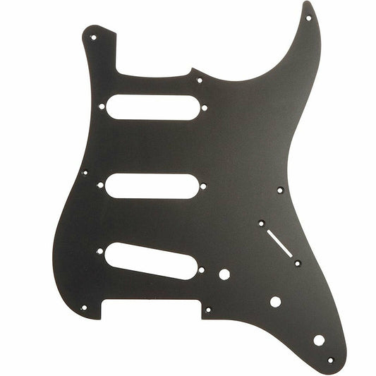 NEW 1-Ply Pickguard for '57 Fender® Stratocaster® Strat® SSS 8-Hole BLACK MATTE