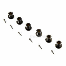 Load image into Gallery viewer, NEW Gotoh SG301-P1 MG L3+R3 Locking Tuners Set LARGE PEARL Buttons 3x3 - BLACK