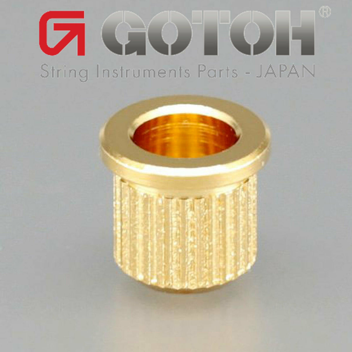 NEW (6) Gotoh TLB-1 String Body Ferrules for Fender Telecaster/Tele - GOLD