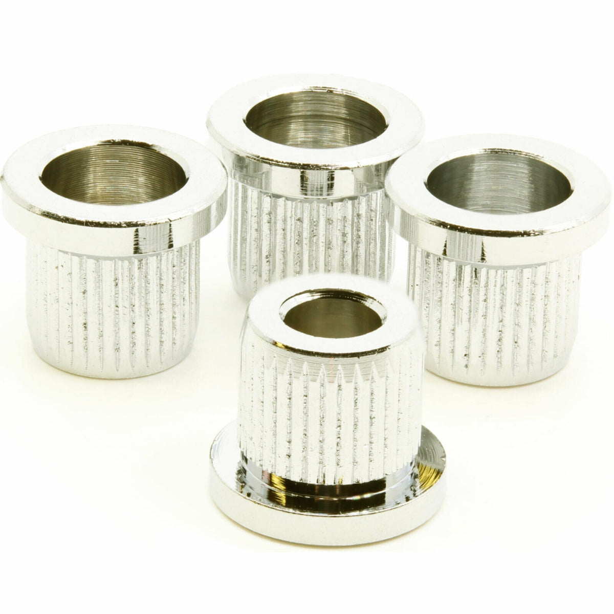 NEW (4) Gotoh TLB-2 String Body Ferrules for BASS Through Body - NICKEL