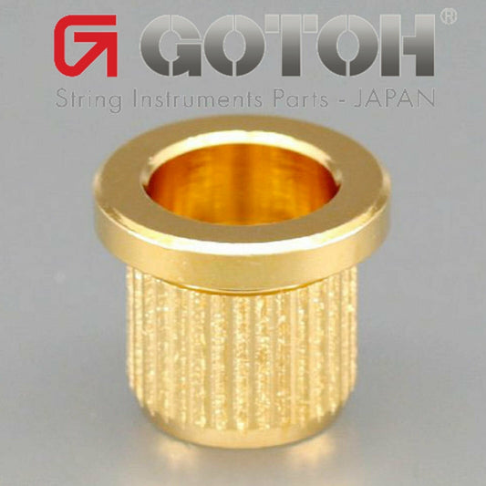 NEW (4) Gotoh TLB-2 String Body Ferrules for BASS Through Body - GOLD