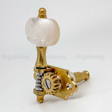 Load image into Gallery viewer, NEW Gotoh KG02-N Premium BRASS Guitar Tuners w/ Real Mother of Pearl Buttons