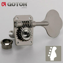 Load image into Gallery viewer, NEW Gotoh GB10 4 In-Line Bass Tuners for Fender Mustang Aerodyne - COSMO BLACK