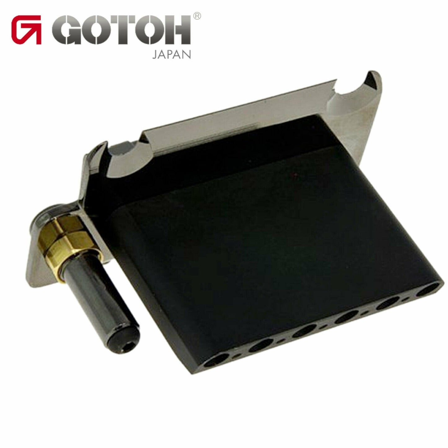 NEW Gotoh 510T-FE1 Non-locking 2 Point Tremolo Bridge w/ Hardware - COSMO BLACK