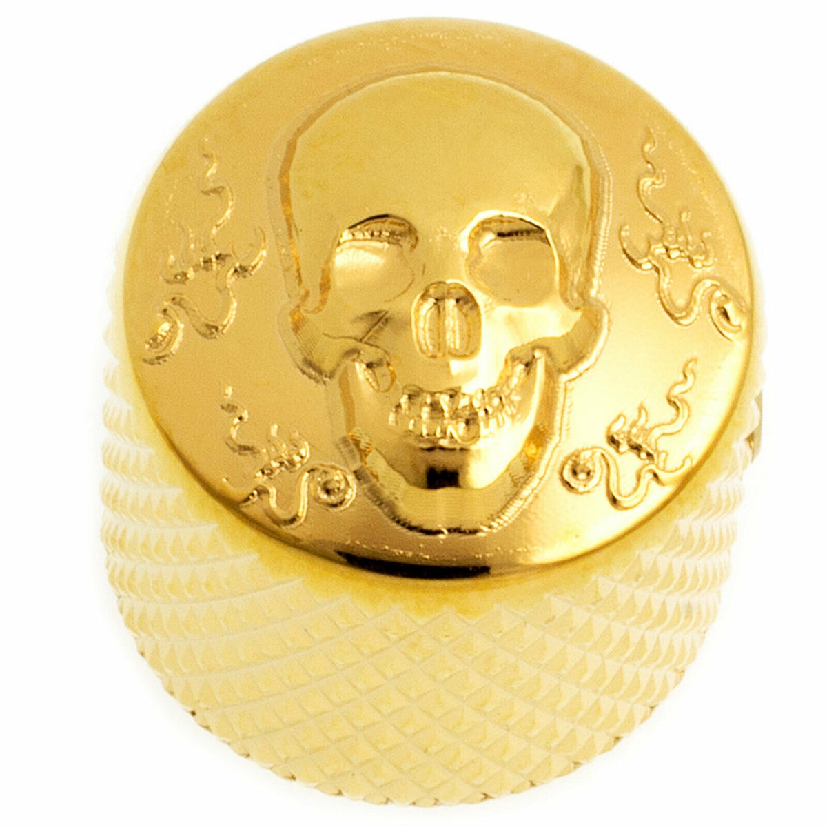 NEW (1) Gotoh VK-Art-02 Skull - Luxury Art Collection Control Knob METAL - GOLD