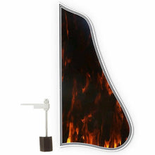 Load image into Gallery viewer, NEW Bound SMALL Tortoise Pickguard for Gibson® Cutaway Style Jazz Nickel Bracket