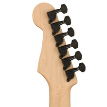 Load image into Gallery viewer, NEW Gotoh SG381-AB07 Tuning Keys 6 in line Tuners w/ ALUMINUM Buttons - BLACK
