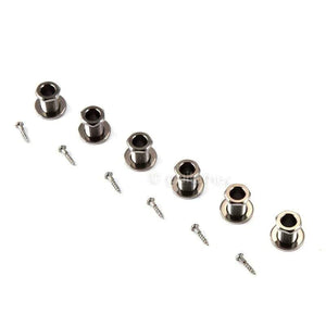 NEW Gotoh SG381-AB07 Tuning Keys 6 in line Tuners ALUMINUM Buttons - COSMO BLACK