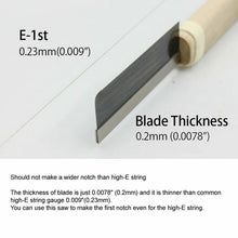 Load image into Gallery viewer, NEW Hosco String Slot Guide Saw Blade Thickness: 0.2mm (0.0078”) - Made in Japan