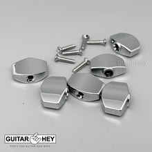 Carregar imagem no visualizador da galeria, NEW (6) Small HEX Guitar Buttons for Hipshot Tuners - CHROME