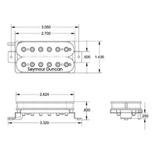 Load image into Gallery viewer, NEW Seymour Duncan SH-10n Full Shred Humbucker NECK Guitar Pickup - BLACK