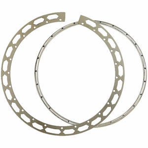 NEW Banjo Resonator Flange Plate & Tube - NICKEL