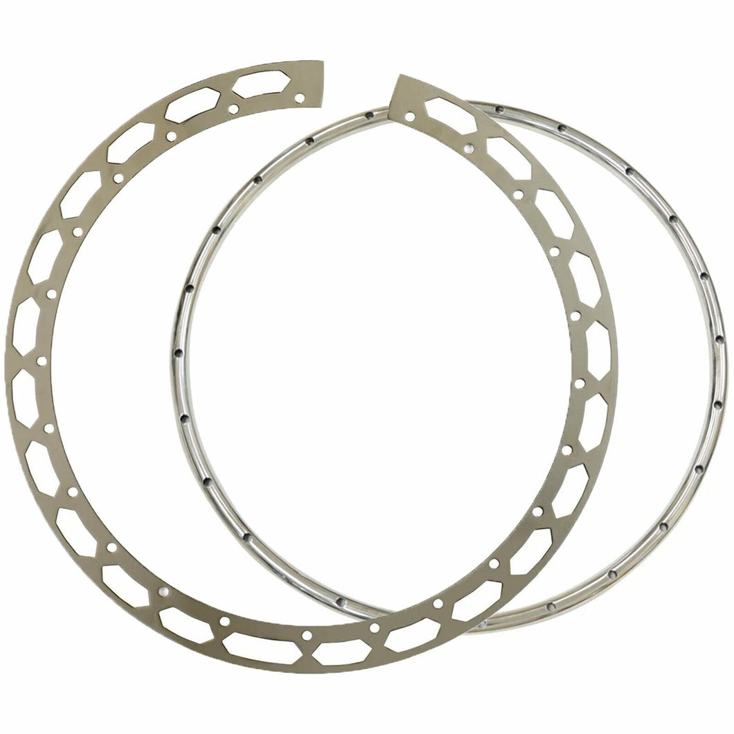 NEW Banjo Resonator Flange Plate & Tube - NICKEL