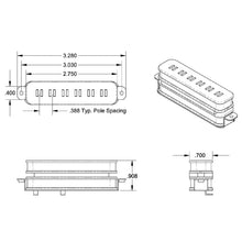 Load image into Gallery viewer, NEW Seymour Duncan PA-STK1n Parallel Axis Stack NECK for Stratocaster - BLACK