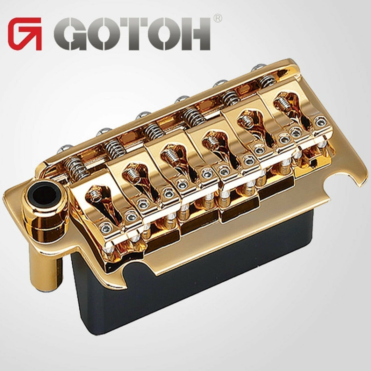 NEW Gotoh 510T-BS1 Non-locking 2 Point Tremolo Bridge w/ Hardware - GOLD