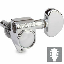 Load image into Gallery viewer, NEW Grover 106C Original Locking Rotomatic Tuners 18:1 Gear Ratio 3x3 - CHROME