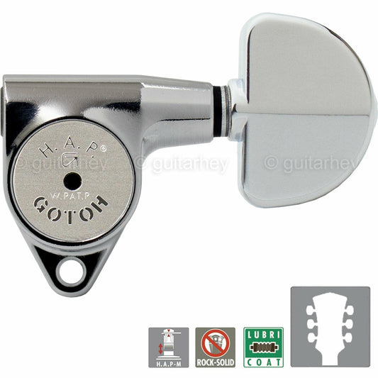 NEW Gotoh SG301-20 HAPM Adjustable Post Height Locking Domed Buttons 3x3 CHROME