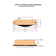 Load image into Gallery viewer, NEW DiMarzio DP423 Injector Bridge Strat Guitar Pickup Strat - AGED WHITE