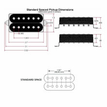 Load image into Gallery viewer, NEW DiMarzio DP191 Air Classic Bridge Guitar Humbucker Standard Spaced - WHITE