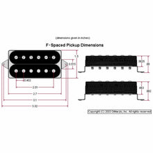 Load image into Gallery viewer, NEW DiMarzio DP270F Sonic Ecstasy Bridge Humbucker Guitar Pickup F-Spaced