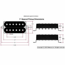 Load image into Gallery viewer, NEW DiMarzio DP151 PAF Pro Guitar Humbucker F-Spaced - BLACK