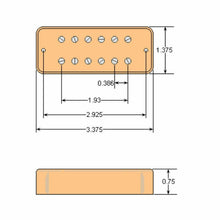 Load image into Gallery viewer, NEW DiMarzio DP210 The Tone Zone P90 Soapbar Guitar Humbucker Pickup - BLACK