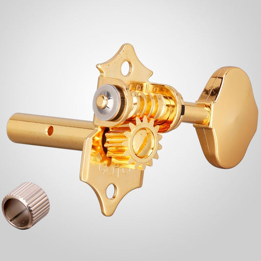 NEW Gotoh SEP700-06M Open-Gear Slot Head Keys Scalloped 3X3 - GOLD