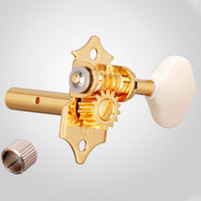 Load image into Gallery viewer, NEW Gotoh SEP700-M6 Open-Gear Slot Head Keys Scalloped Ivory Buttons 3X3 - GOLD