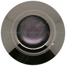 Load image into Gallery viewer, NEW (1) Q-Parts UFO Guitar Knob KBU-0748 Acrylic Black Pearl on Top COSMO BLACK
