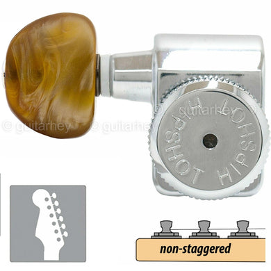 Hipshot Non-Staggered Tuners Fender Directrofit Locking HMM-A LEFT-HANDED CHROME