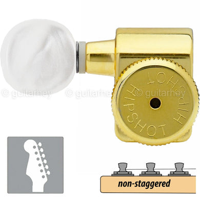 NEW Hipshot Non-Staggered Tuners Fender® Directrofit™ A05-P LOCKING LEFTY - GOLD