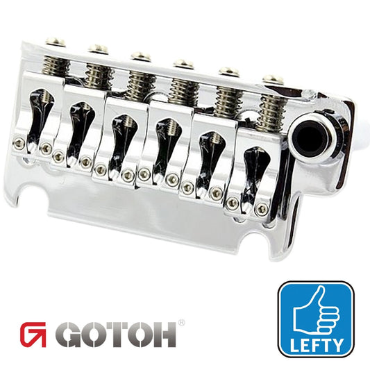 NEW Gotoh 510T-BS1 Non-locking 2 Point Tremolo Bridge - LEFTY HANDED - CHROME