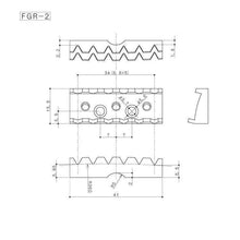 Load image into Gallery viewer, Gotoh FGR-2 Locking Nut - Top mount type - 1-5/8&quot;(R2) 41mm width - GOLD