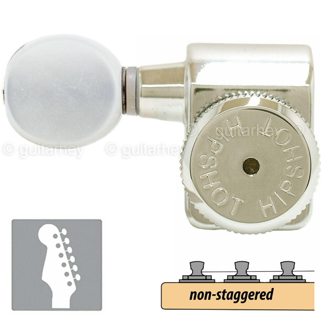 Hipshot Non-Staggered Tuners Fender Directrofit Locking A05-P LEFT-HANDED NICKEL