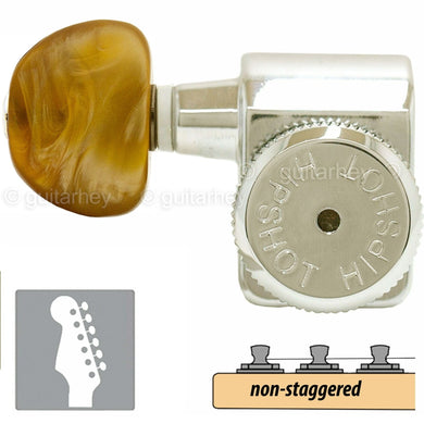 Hipshot Non-Staggered Tuners Fender Directrofit Locking HMM-A LEFT-HANDED NICKEL