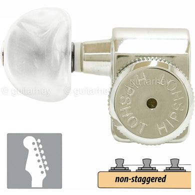 Hipshot Non-Staggered Tuners Fender Directrofit Locking HMM-P LEFT-HANDED NICKEL