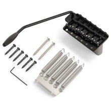 Carregar imagem no visualizador da galeria, NEW Gotoh GE101T Traditional Vintage Tremolo for Strat Steel Saddles - BLACK