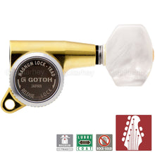Load image into Gallery viewer, NEW Gotoh SG381-P7 MGT L5+R2 Locking Tuners 7-String NON-Staggered 5x2 - GOLD