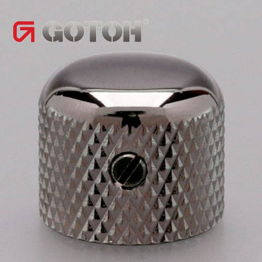 NEW (1) Gotoh VK3 Short Dome Knob for 6mm Pots (Import Guitar/Bass) COSMO BLACK