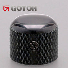 Load image into Gallery viewer, NEW (1) Gotoh VK3 Short Dome Knob for 6mm Pots (Import Guitar/Bass) - BLACK