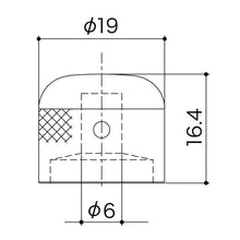 Load image into Gallery viewer, NEW (2) Gotoh VK3 Short Dome Knobs for 6mm Pots (Import Guitar/Bass) - CHROME