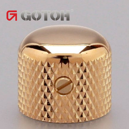 NEW (1) Gotoh VK3 Short Dome Knob for 6mm Pots (Import Guitar/Bass) - GOLD
