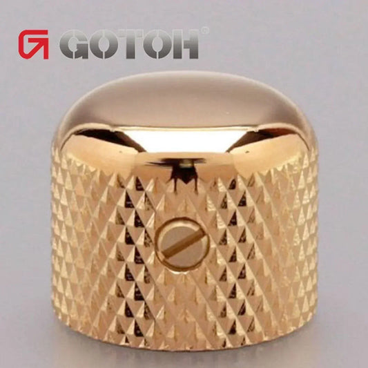 NEW (1) Gotoh VK3 Short Dome Knob for 6mm Pots (Import Guitar/Bass) - GOLD