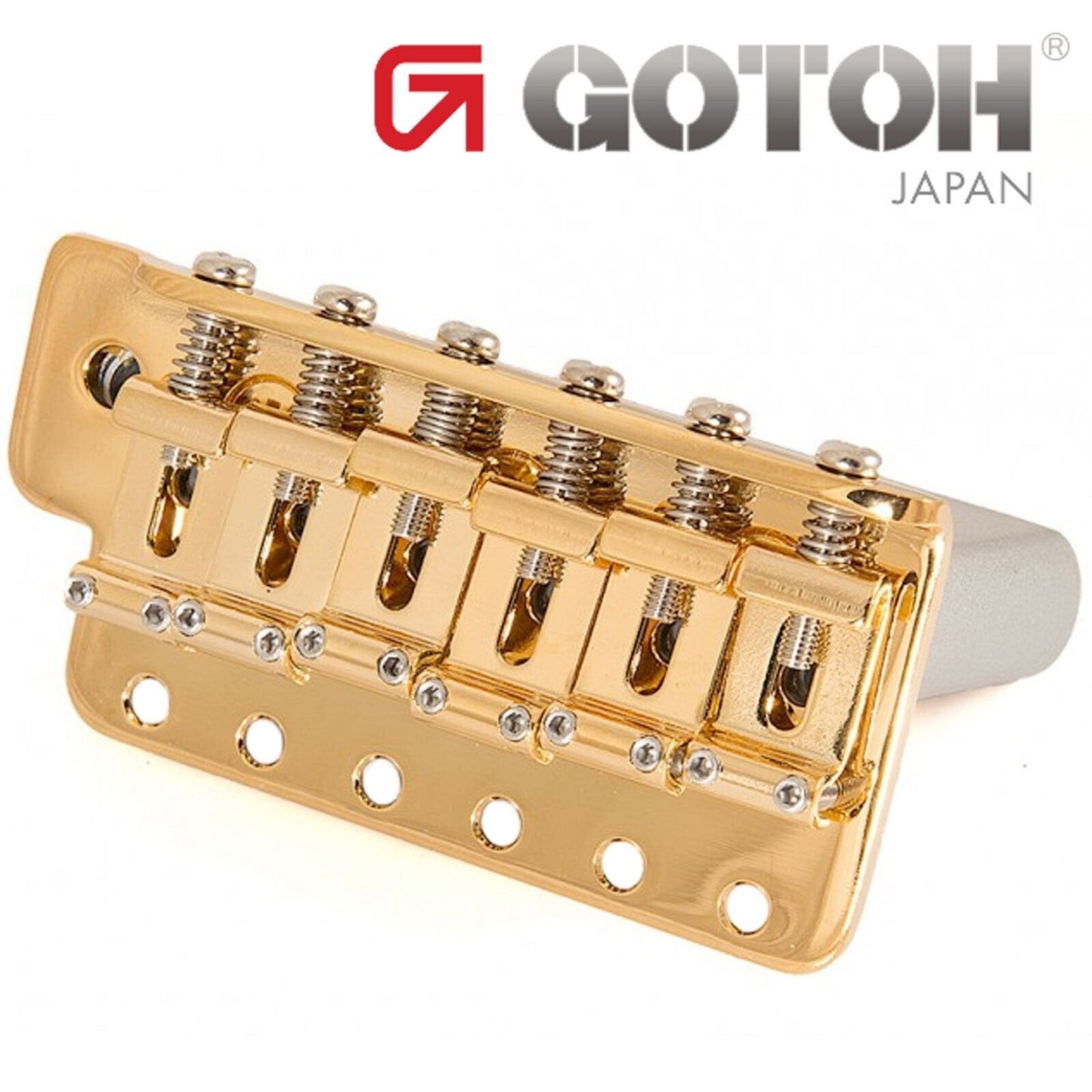 NEW Gotoh GE101TS Traditional Vintage Tremolo Strat Steel Block & Saddles - GOLD