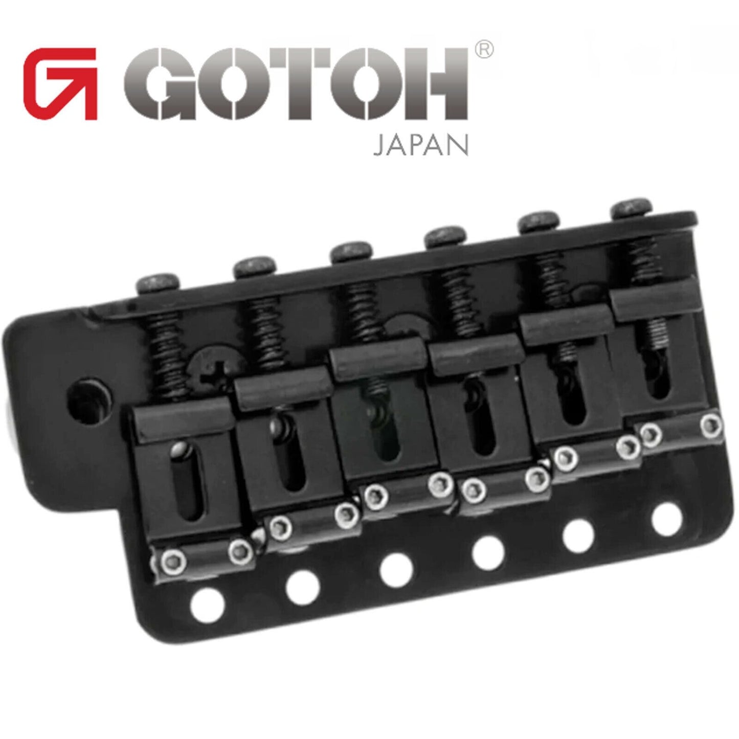 NEW Gotoh GE101TS Traditional Vintage Tremolo Strat Steel Block & Saddles, BLACK