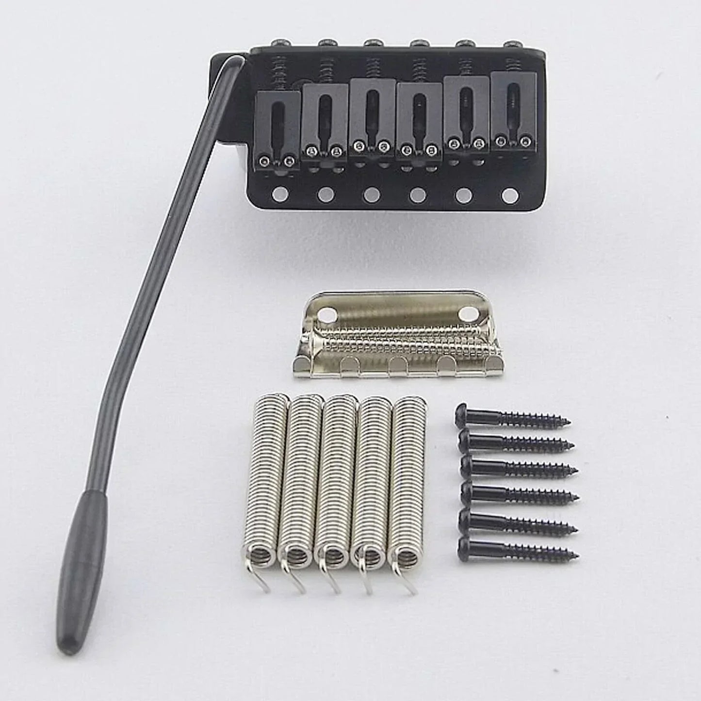 NEW Gotoh GE102T Traditional Tremolo for Strat w/ Steel Saddles - BLACK